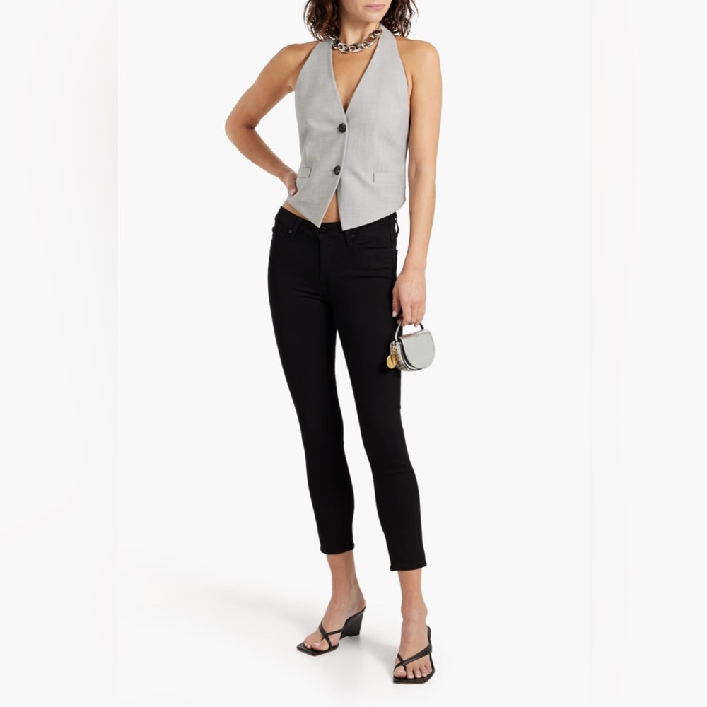 PAIGE Verdugo cropped mid-rise skinny jeans